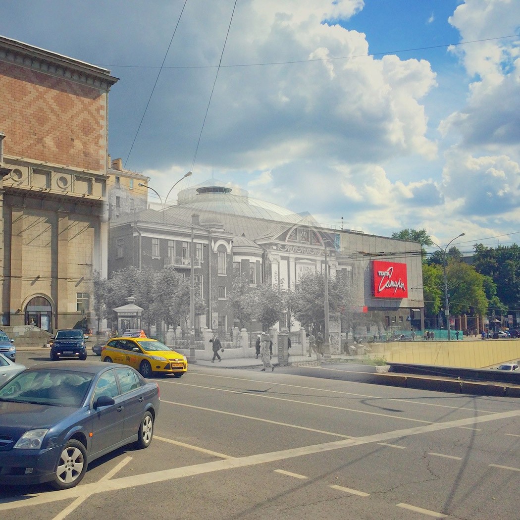 Две Москвы в одном кадре