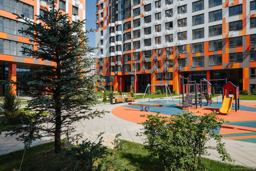 Современные дворы Москвы
