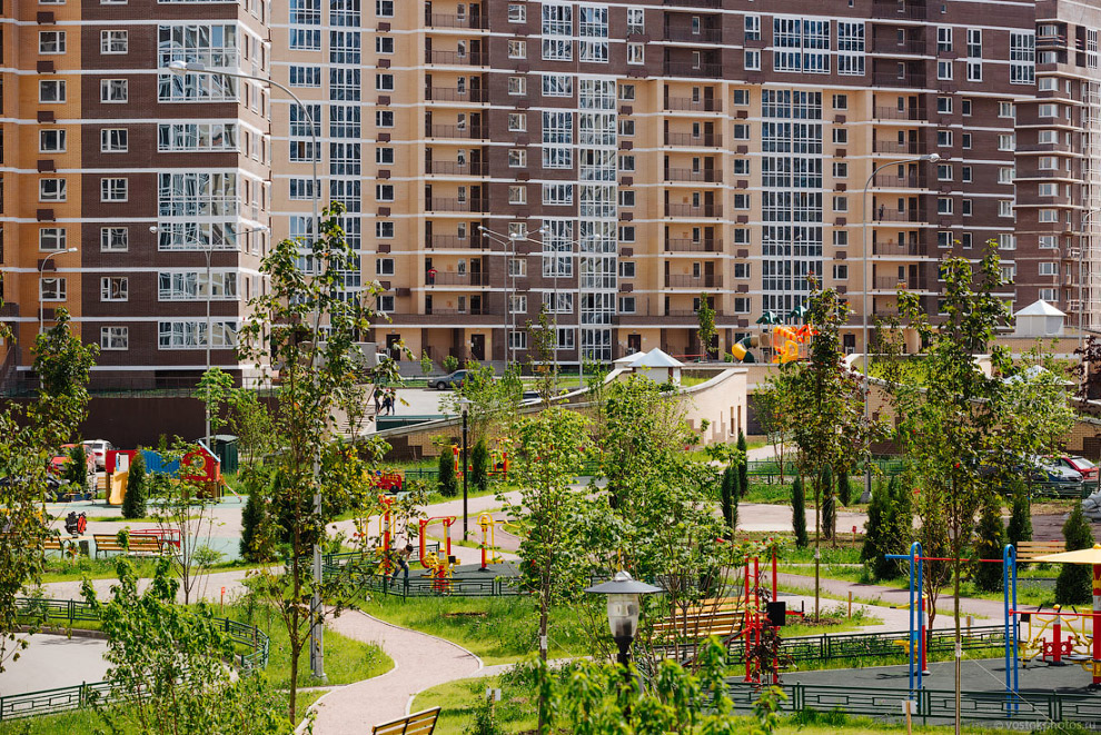 Современные дворы Москвы