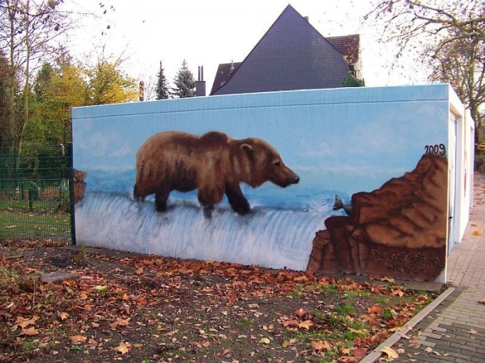 Необычные ворота для гаража