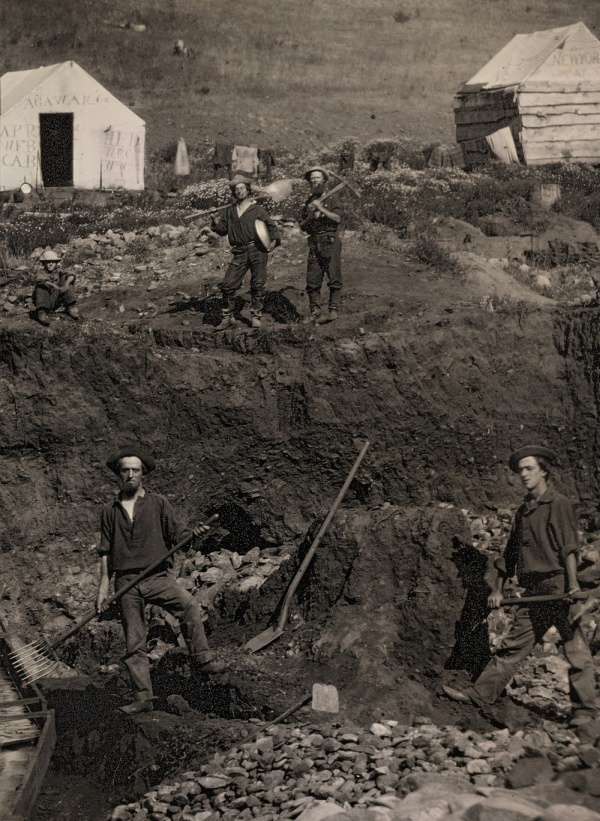 Портреты золотоискателей, прибывших в Калифорнию в 1850-х годах