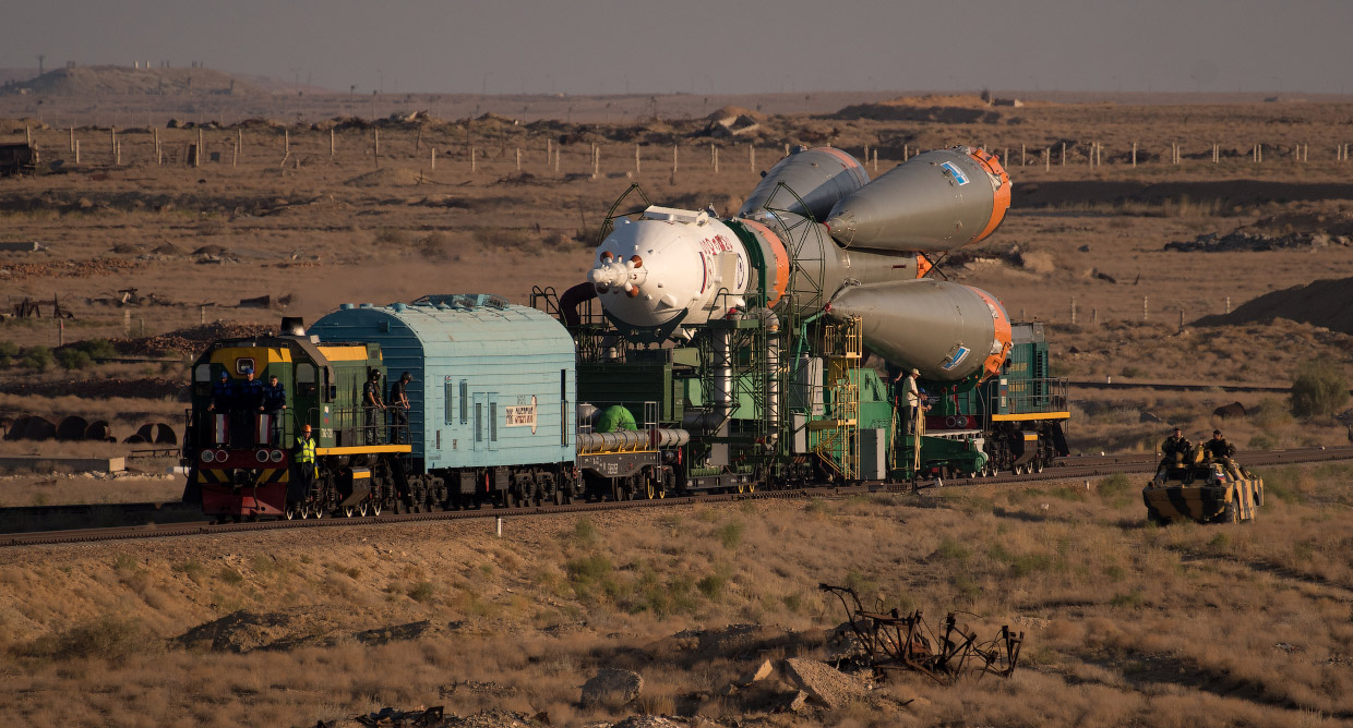 Старт космического корабля «Союз МС-06»