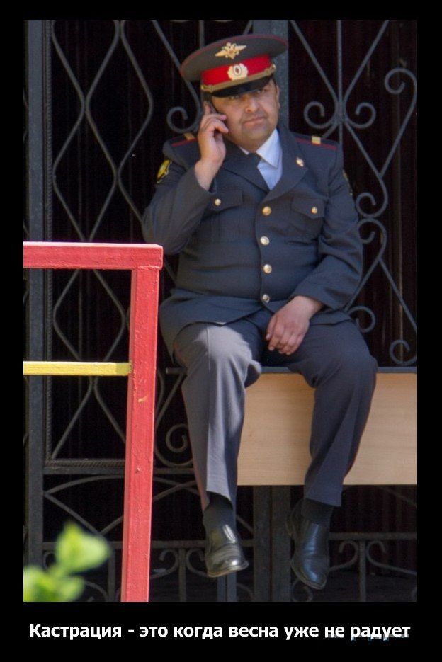 Фотожабы на грустного полицейского (38 фото)