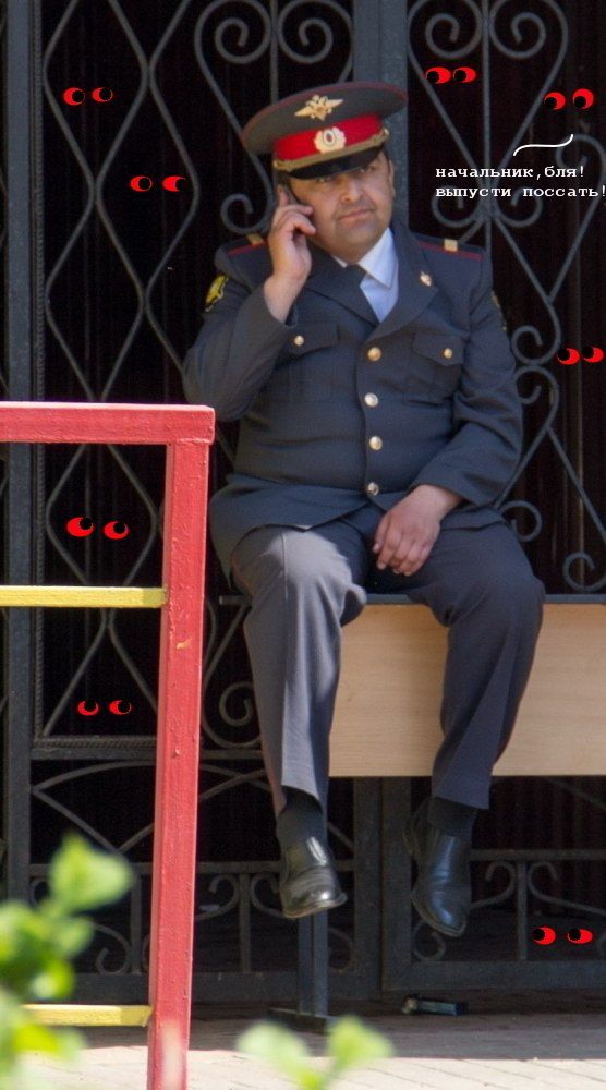 Фотожабы на грустного полицейского (38 фото)