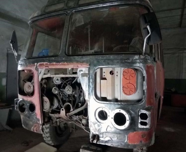 Восстановление полноприводного ПАЗ 3201-С