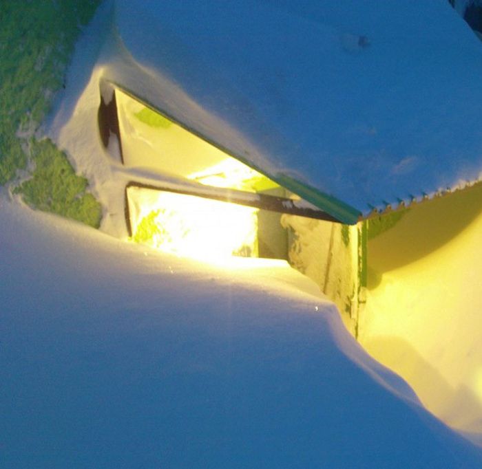 Норильск после сильнейшего снегопада (44 фото)