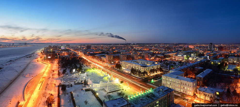 Благовещенск с высоты