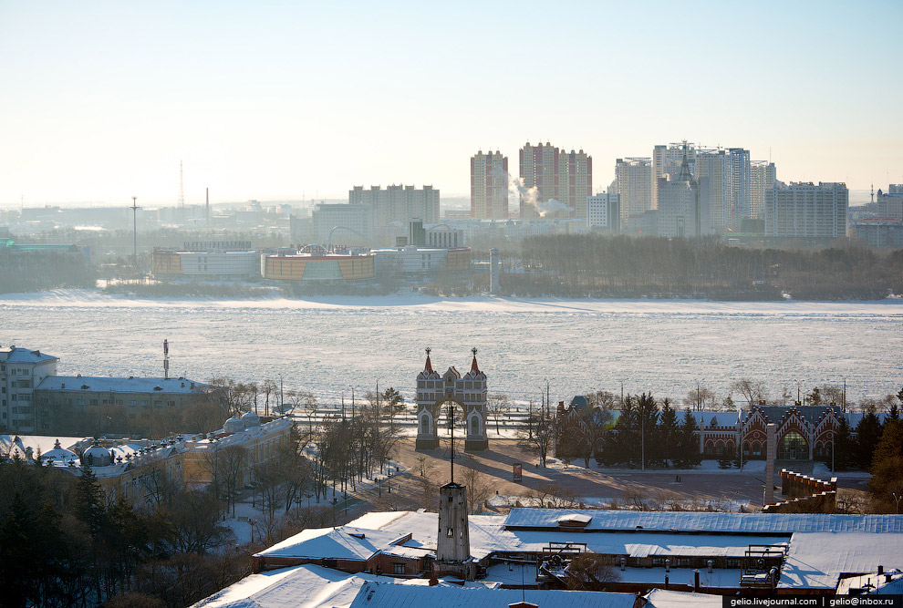 Благовещенск с высоты