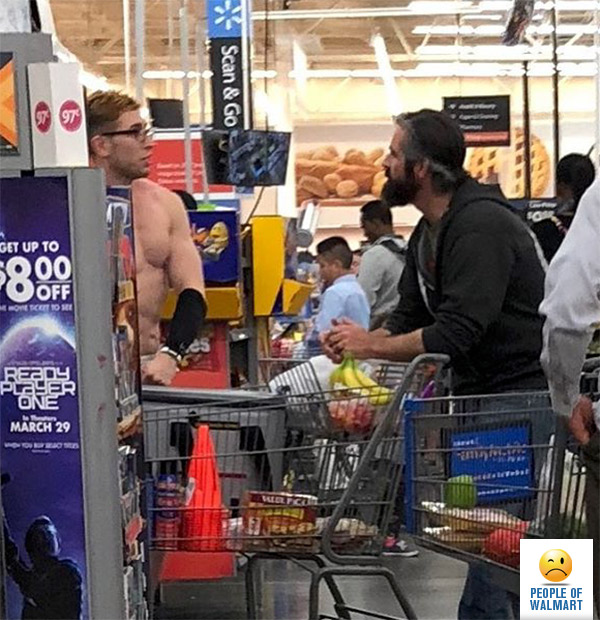 Экстравагантные покупатели Walmart