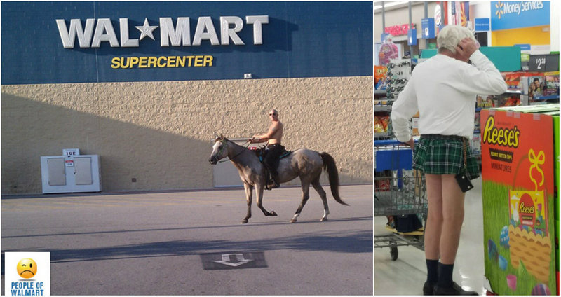 Экстравагантные покупатели Walmart