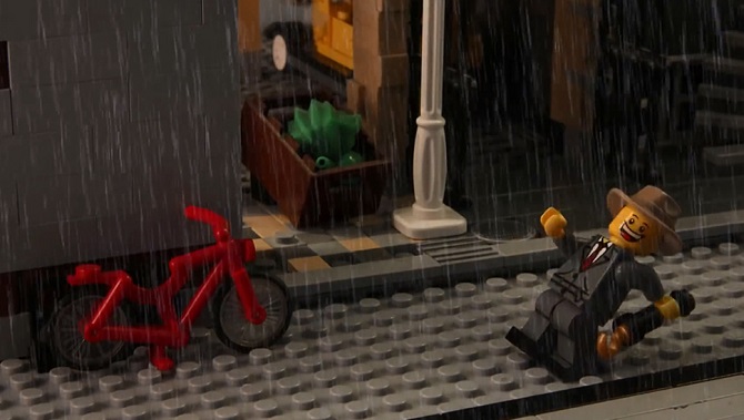 Знаменитые сцены голливудских блокбастеров из конструктора Lego