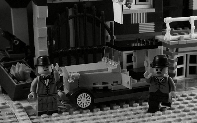 Знаменитые сцены голливудских блокбастеров из конструктора Lego