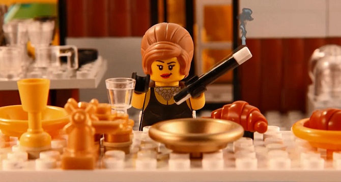 Знаменитые сцены голливудских блокбастеров из конструктора Lego