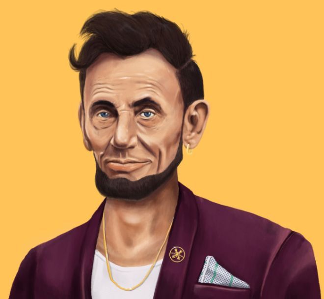 Если бы знаменитые люди были хипстерами