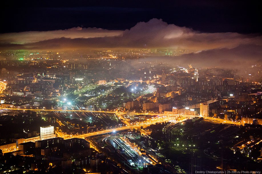 Москва в облаках Москва в облаках