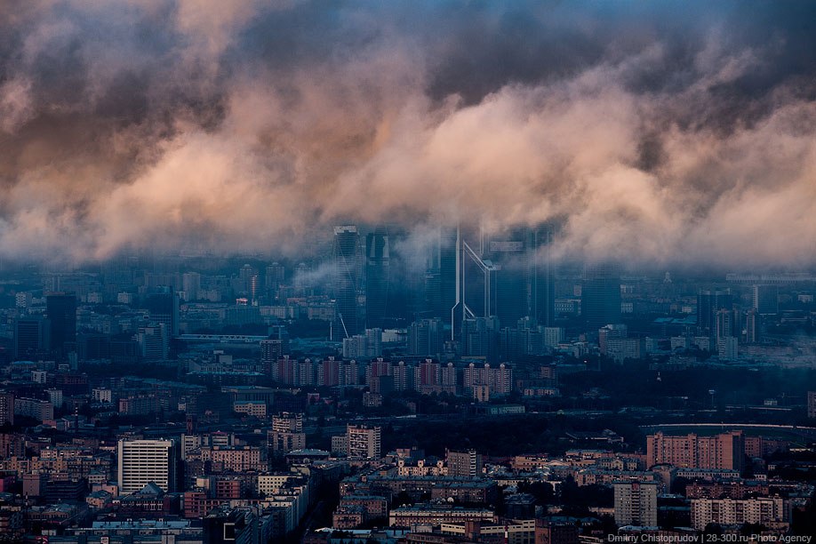 Москва в облаках Москва в облаках