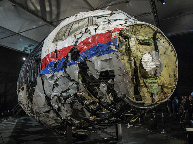 Рейс MH17: останки лайнера Боинг 777