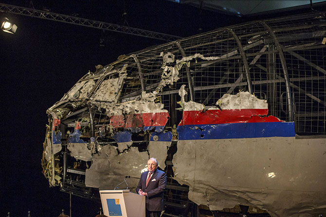 Рейс MH17: останки лайнера Боинг 777
