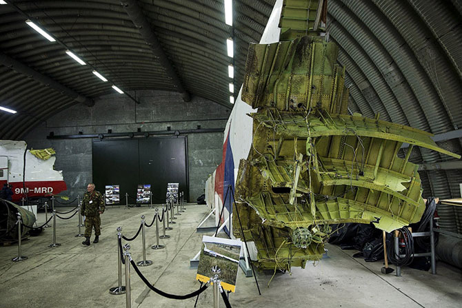 Рейс MH17: останки лайнера Боинг 777