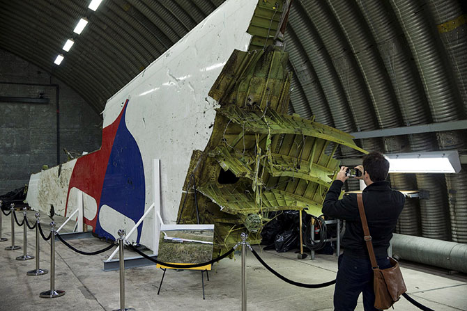 Рейс MH17: останки лайнера Боинг 777