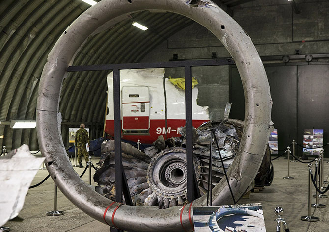Рейс MH17: останки лайнера Боинг 777