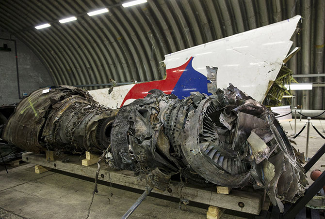 Рейс MH17: останки лайнера Боинг 777
