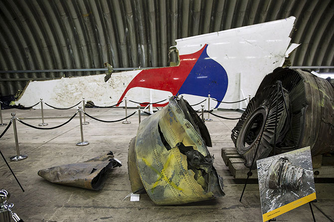 Рейс MH17: останки лайнера Боинг 777