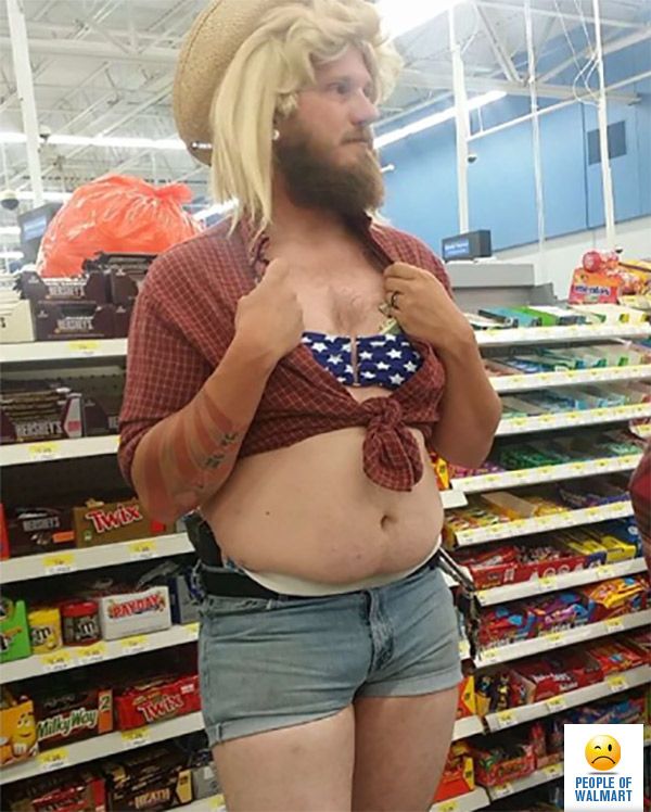 Экстравагантные покупатели Walmart