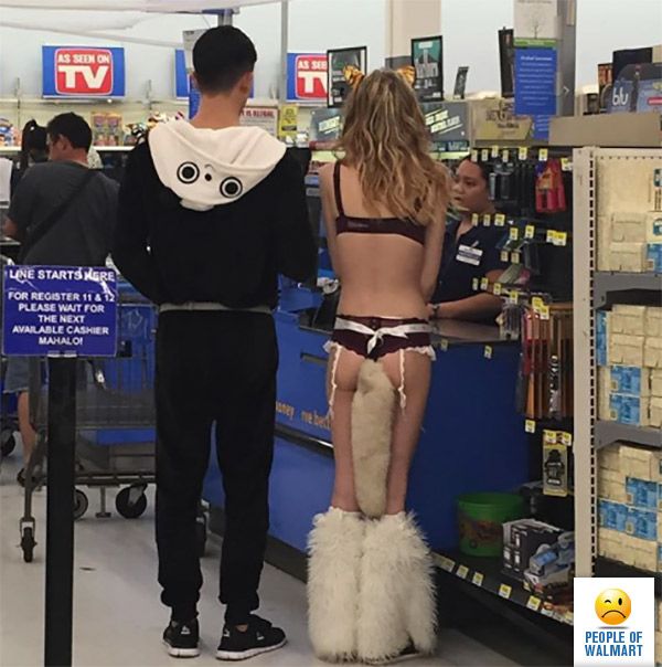 Экстравагантные покупатели Walmart