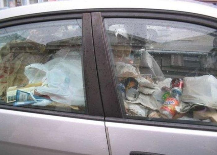 Помойки в салонах автомобилей