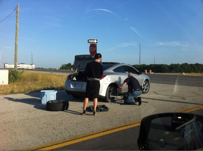 Женщины за рулем