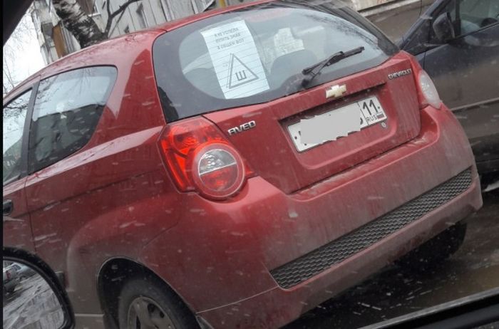 Автоприколы с наклейкой «Шипы»