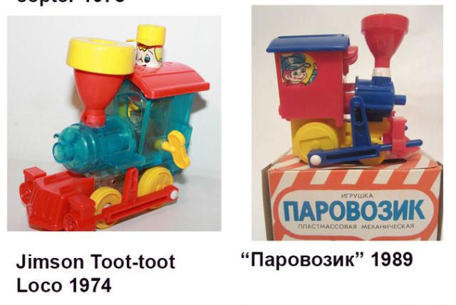 Популярные советские игрушки, оказавшиеся копией зарубежных оригиналов