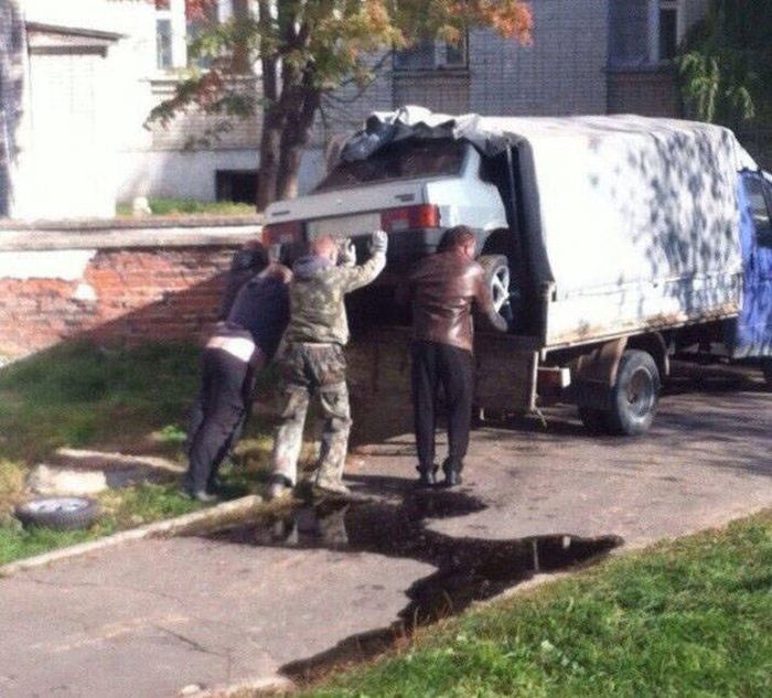 Странные фотографии с наших просторов