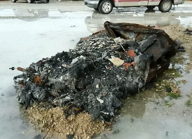 Продается Chevrolet Corvette после пожара