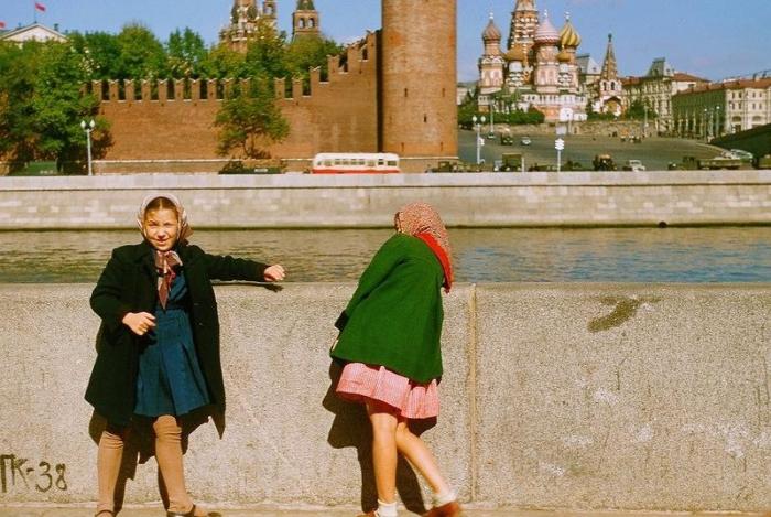 Цветные снимки Москвы 50-х годов (20 фото)