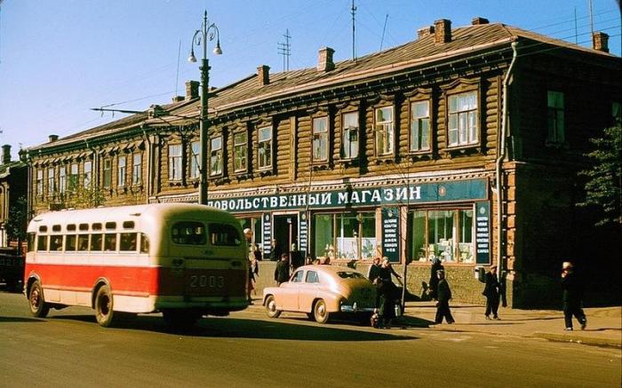 Цветные снимки Москвы 50-х годов (20 фото)
