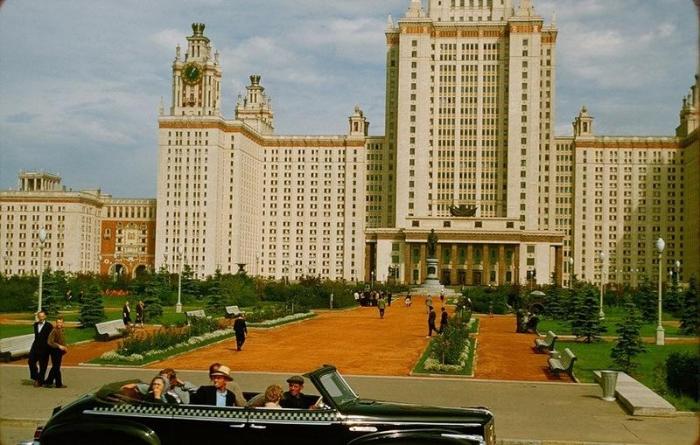 Цветные снимки Москвы 50-х годов (20 фото)