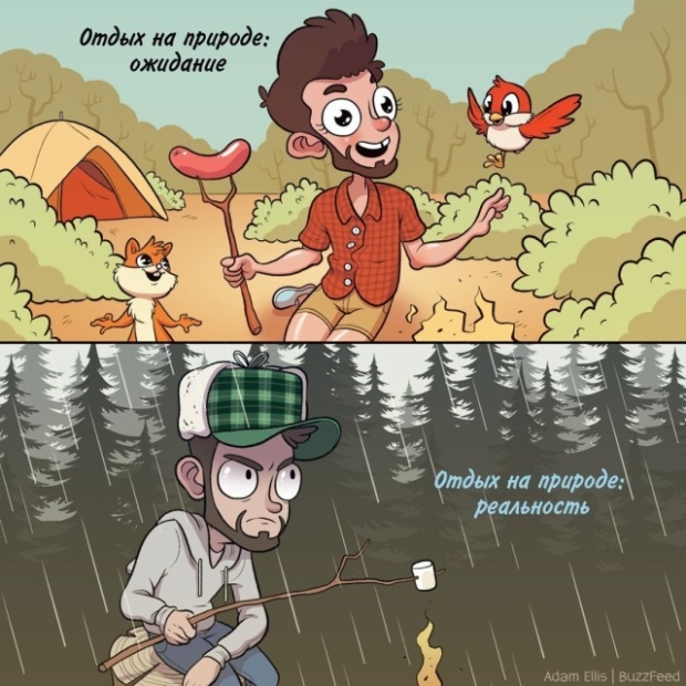 Смешные комиксы