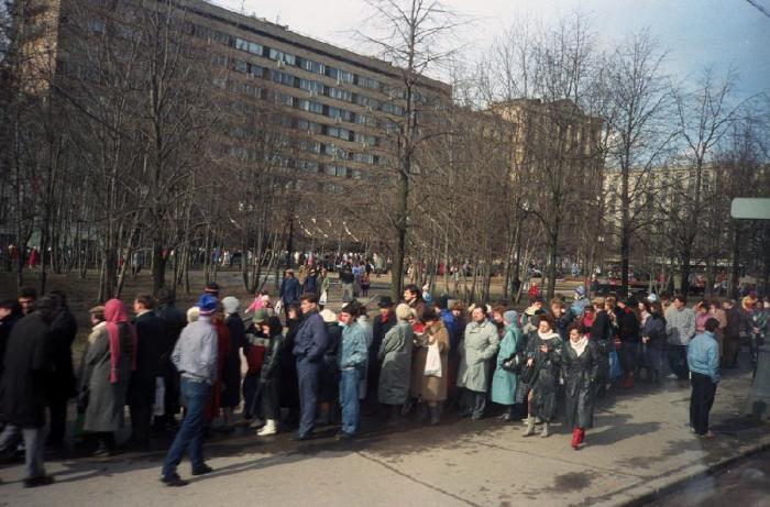 Открытие первого Макдональдс в Москве (10 фото)