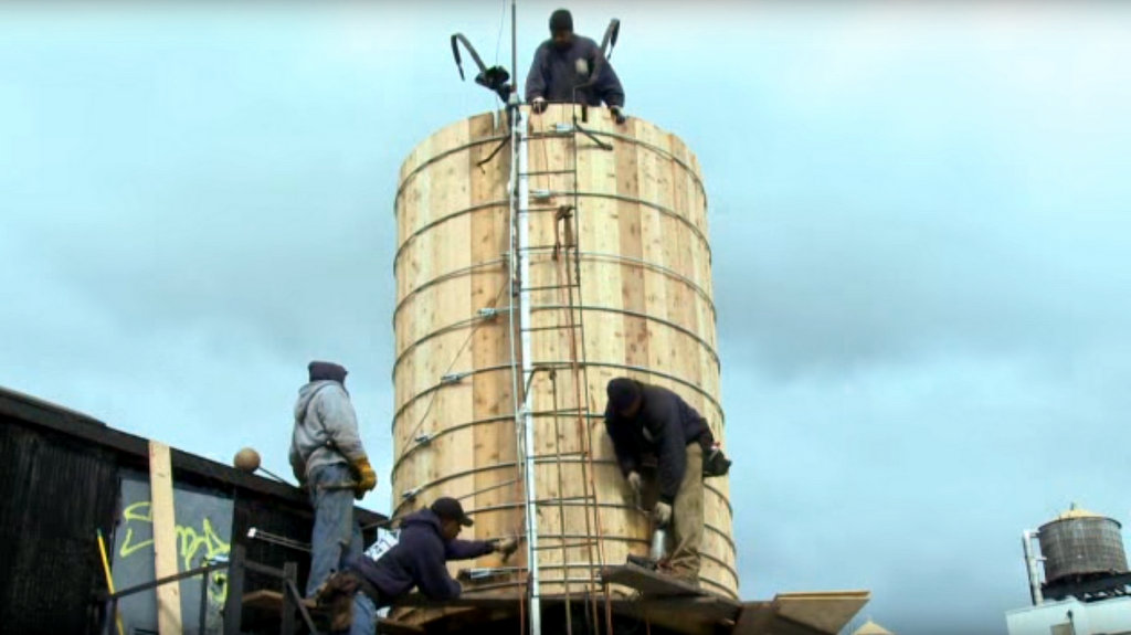 Любопытное про водонапорные башни Нью-Йорка