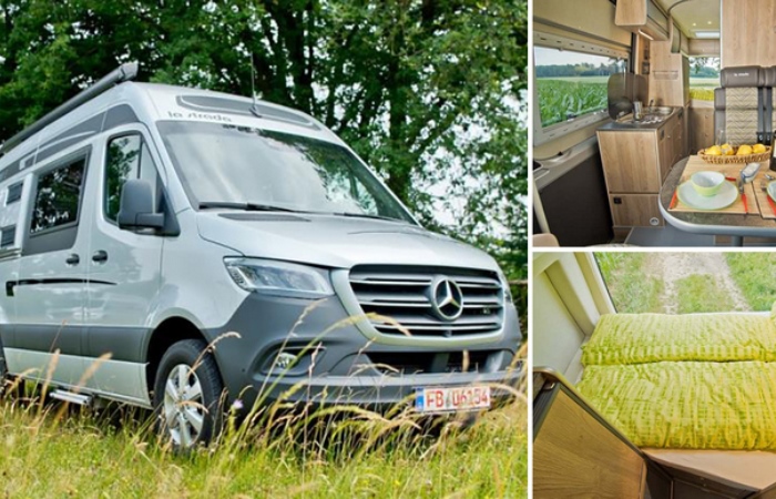 Mercedes-Benz превратили в дом на колесах для 4-х человек Mercedes-Benz превратили в дом на колесах для 4-х человек