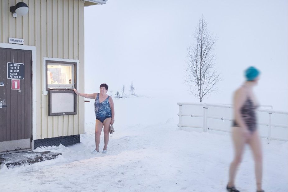 Зимнее купание в Финляндии Зимнее купание в Финляндии
