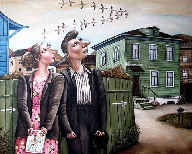 СССР на картинах Анжелы Джерих