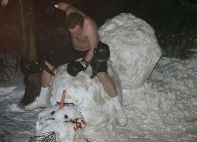 Забавные зимние фотографии