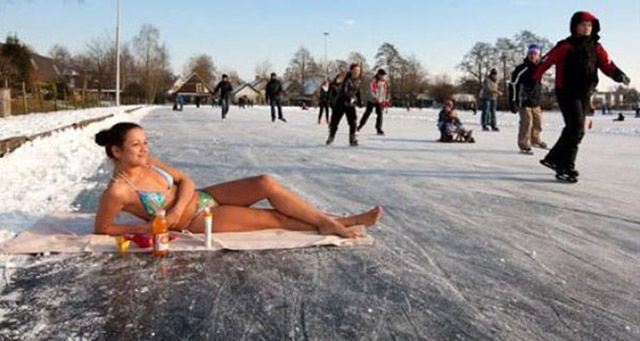 Забавные зимние фотографии
