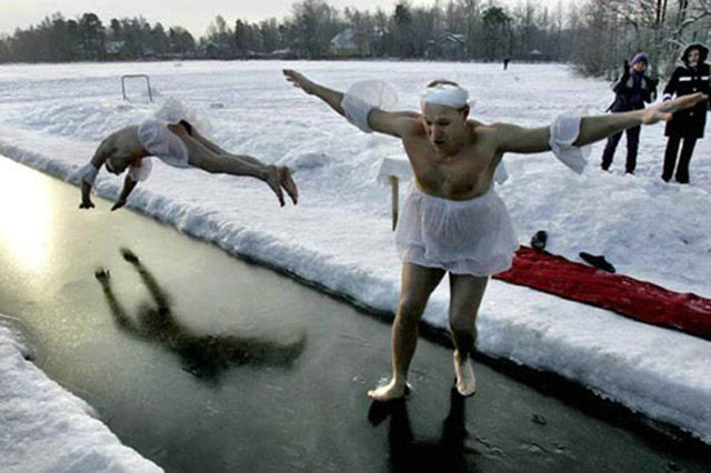 Забавные зимние фотографии