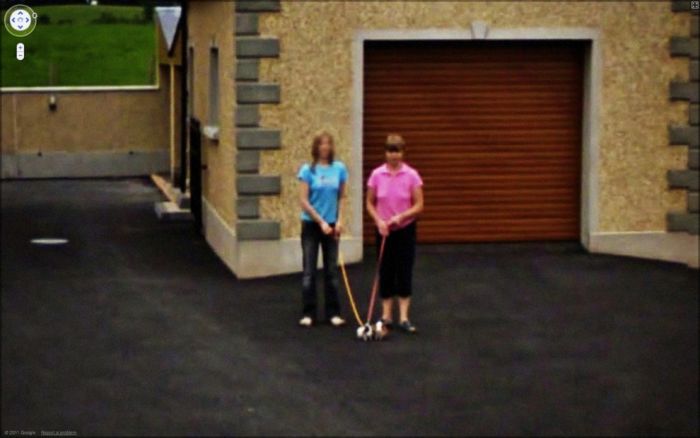 Странные фотографии с Google Street. Часть 2
