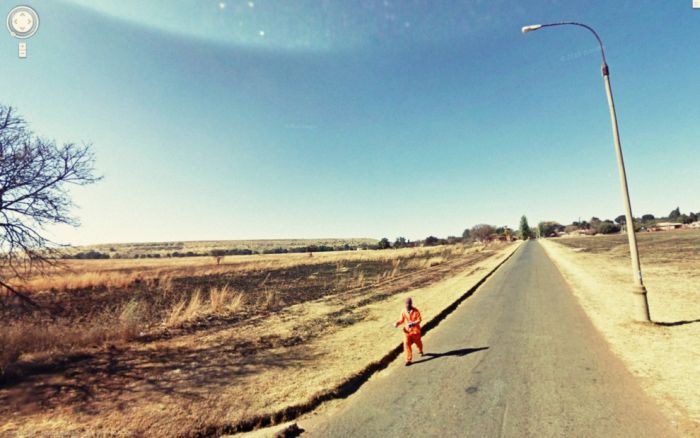 Странные фотографии с Google Street. Часть 2