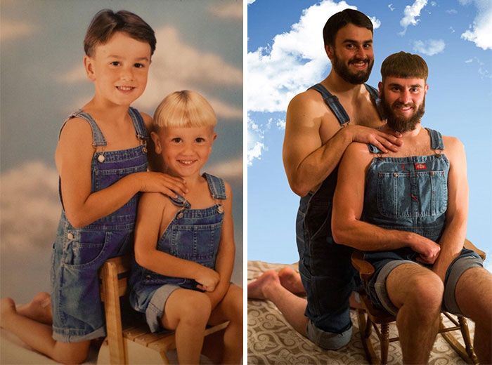 Воссоздание фотографий из детства